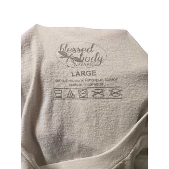 Blessed body apparel simply blessed tee size large - Picture 3 of 3